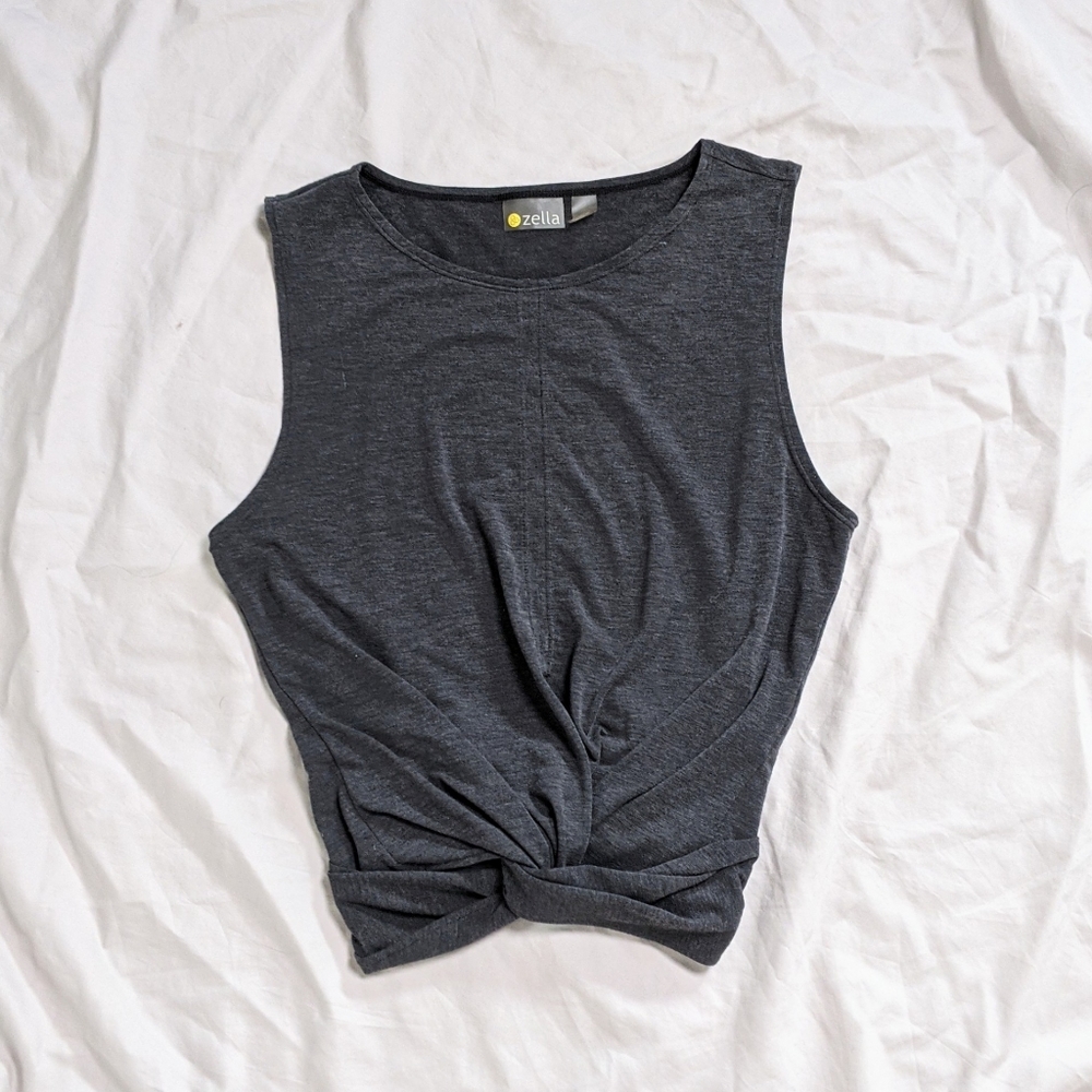 Barre Adjustable Wrap Crop Top